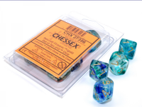 Chessex Nebula Oceanic/gold Luminary Set of Ten d10s