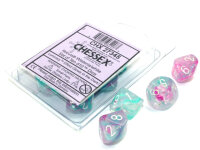 Chessex Nebula Wisteria/white Luminary Set of Ten d10s