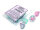 Chessex Nebula Wisteria/white Luminary Set of Ten d10s