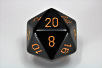 Chessex Opaque 34mm d20 Black/gold