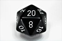 Chessex Opaque 34mm d20 Black/white