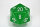 Chessex Opaque 34mm d20 Green/White