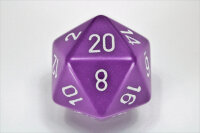 Chessex Opaque 34mm d20 Purple/white