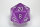 Chessex Opaque 34mm d20 Purple/white