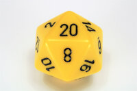 Chessex Opaque 34mm d20 Yellow/black
