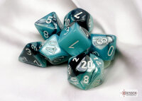Chessex RPG Dice Sets Gemini 5 Black-Shell/White...