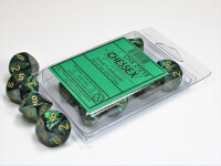 Chessex Signature Ten d10 Scarab Jade w/gold