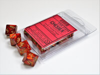 Chessex Signature Ten d10 Scarab Scarlet w/gold