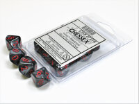 Chessex Signature Ten d10 Velvet Black w/red