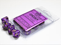 Chessex Signature Ten d10 Vortex Purple w/gold