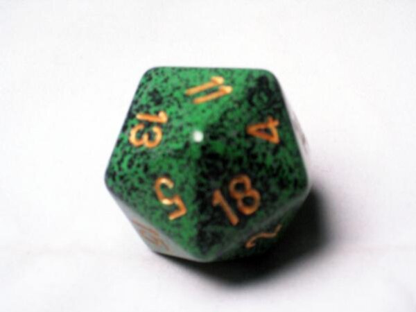 Chessex Special Dice Golden Recon Speckled 34mm d20