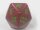 Chessex Special Dice Red/Green Strawberry Speckled 34mm d20