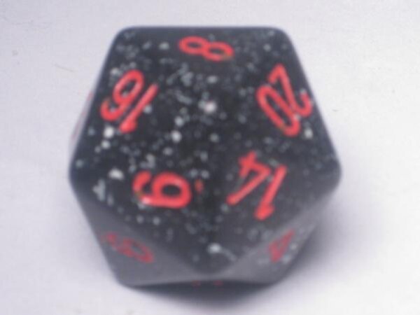 Chessex Special Dice Space Speckled 34mm d20