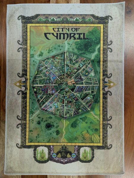 Talislanta RPG 6th Edition: Cloth Map of Cymril