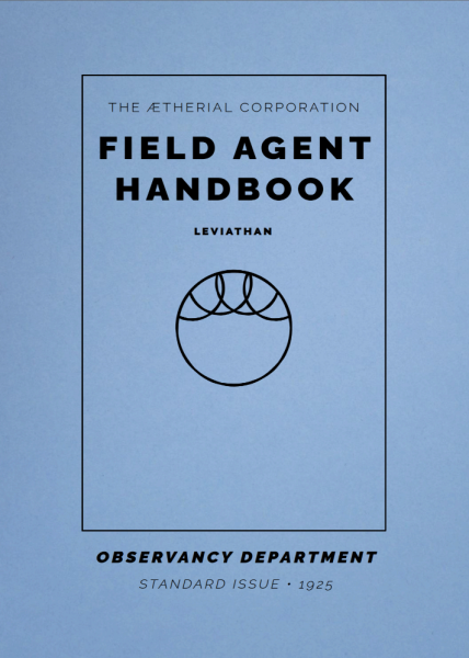 Field Agent Handbook 1925 Leviathan Solo RPG (EN)