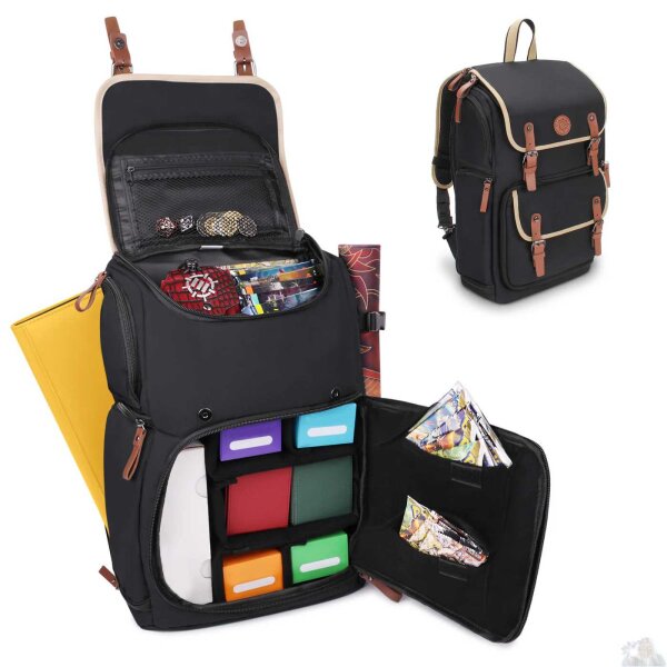 Designer Edition Trading Card Backpack Black