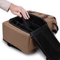 Designer Edition Trading Card Backpack Tan