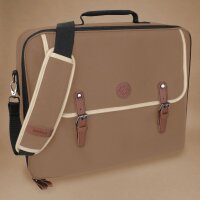 Trading Card Shoulder Bag Tan