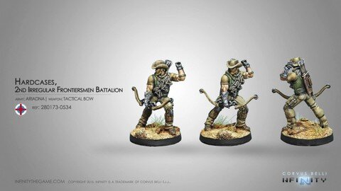 Infinity: Hardcases, 2nd Irregular Frontiersmen Battalion