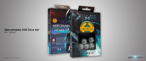 Infinity: Mercenaries D20 Dice Set