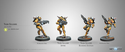 Infinity: Tiger Soldiers (Spitfire/ Boarding Shotgun)