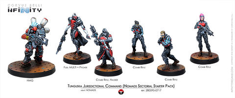 Infinity: Tunguska Jurisdictional Command (Sectorial Starter Pack)