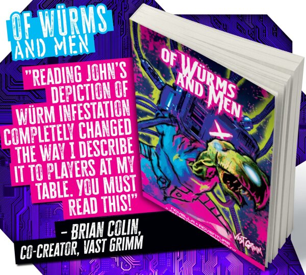 Vast Grimm RPG: Of Würms and Men Novel (EN)