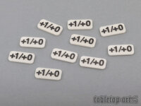 +1/+0 Counter - Vanilla White (10)