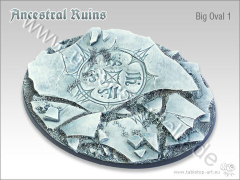Ancestral Ruins Bases - 120mm Oval 1