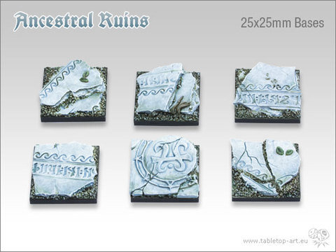 Ancestral Ruins Bases - 25x25mm DEAL (30)