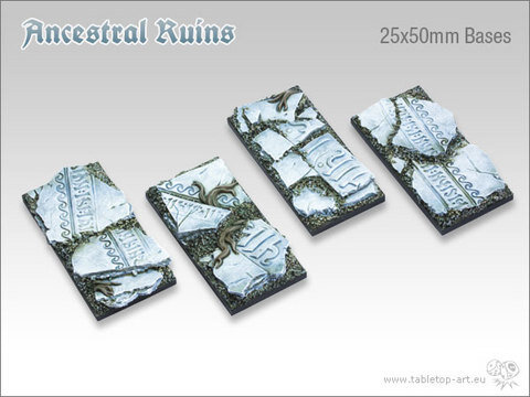 Ancestral Ruins Bases - 25x50mm (4)