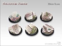 Ancestral Ruins Bases - 30mm Round Lip (5)