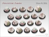 Ancestral Ruins Bases - 30mm Round Lip DEAL (20)