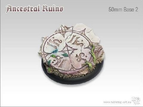 Ancestral Ruins Bases - 50mm Round Lip 2