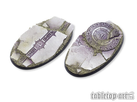 Ancestral Ruins Bases - 90mm Oval (2)
