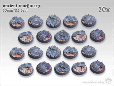 Ancient Machinery Bases - 30mm Round Lip DEAL (20)
