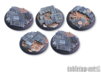 Ancient Machinery Bases - 40mm Round Lip (5)