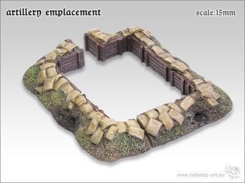 Artillery Emplacement - 15mm