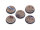 Bloody Sports - Muddy Pitch Bases - 32mm (5)