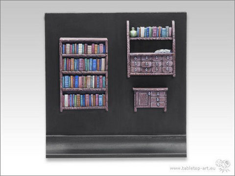 Bookshelfs and Commode Set (3)