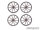 Cart Wheels - Set 1 (4)
