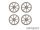 Cart Wheels - Set 3 (4)