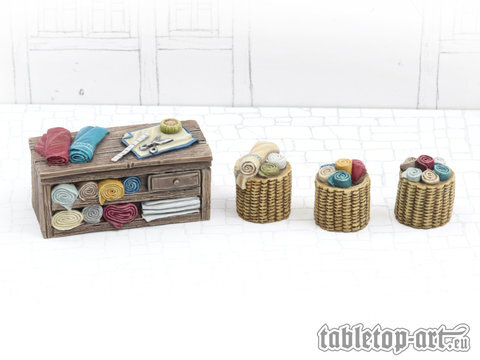 Cloth Merchant Sales Stand (4)