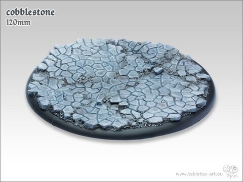 Cobblestone Bases - 120mm Round Lip 1