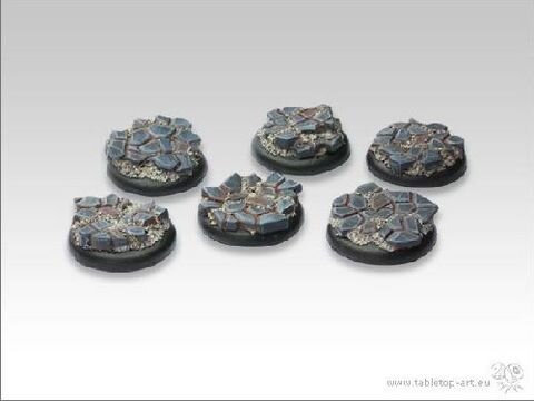 Cobblestone Bases - 30mm Round Lip (5)