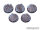 Cobblestone Bases - 40mm (5)
