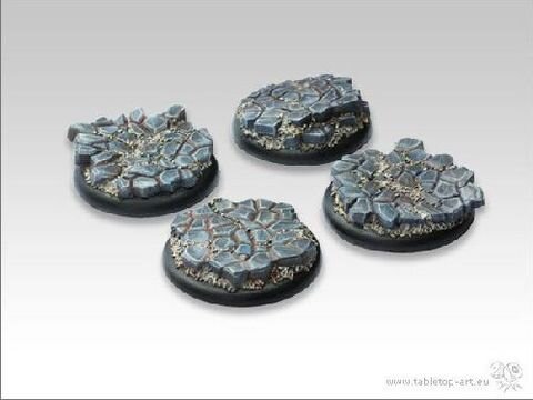 Cobblestone Bases - 40mm Round Lip (2)