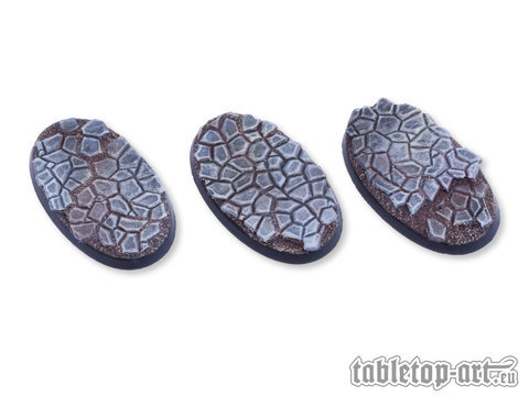 Cobblestone Bases - 60mm Oval (3)