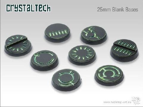 Crystal Tech Bases - 25mm BLANK (5)