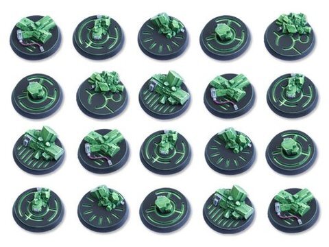 Crystal Tech Bases - 32mm DEAL (20)